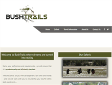 Tablet Screenshot of bushtrails.com